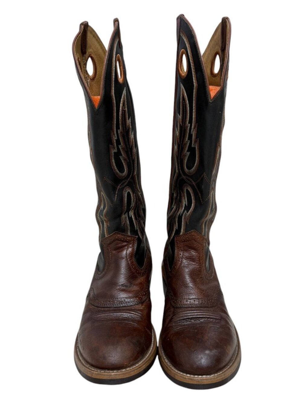 Ariat Heritage Stockyard Leather Western Cowboy Boot men's 11 D - Picture 2 of 16